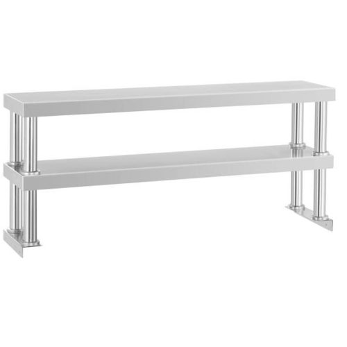 Tērauda iestatīšanas plaukti virtuves platumam 120cm platumam
