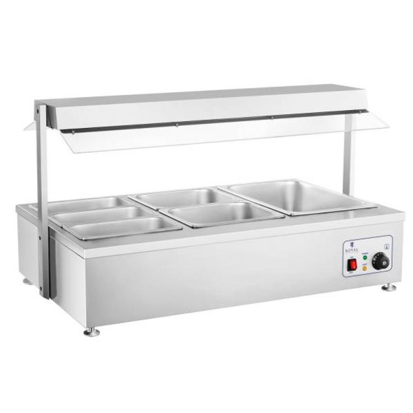Sausā ūdens sildītājs bez ūdens, brīvi stāvošs, 6 x GN 150 mm, 55 l, Royal Catering