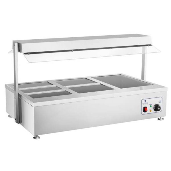 Sausā ūdens sildītājs bez ūdens, brīvi stāvošs, 6 x GN 150 mm, 55 l, Royal Catering
