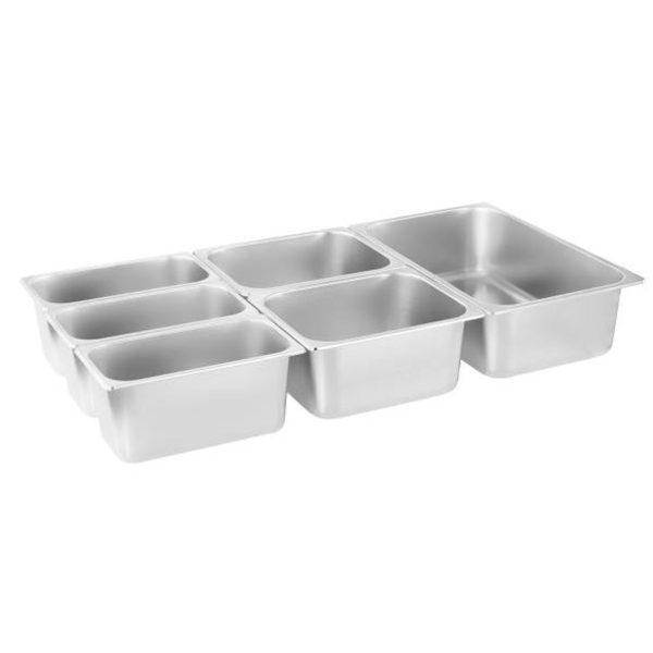 Sausā ūdens sildītājs bez ūdens, brīvi stāvošs, 6 x GN 150 mm, 55 l, Royal Catering