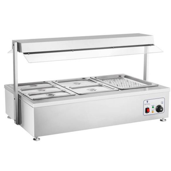 Sausā ūdens sildītājs bez ūdens, brīvi stāvošs, 6 x GN 150 mm, 55 l, Royal Catering