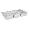 BEMAR WATRE Free -Storing sildītājs ar krānu 6 x GN 150mm 55L Karaliskā ēdināšana