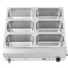 Bemar ūdens sildītājs, kura pamatā ir Staļova 6 x GN 1/3 2000W 230V