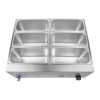 Bemar ūdens sildītājs ar krānu 6 x GN 1/3 2000W 230V Karaliskā ēdināšana