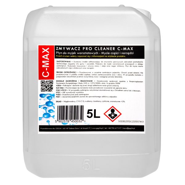 Šķidruma tīrītājs detaļām un instrumentiem Pro Cleaner C-Max 5L darbnīcas mazgātājam