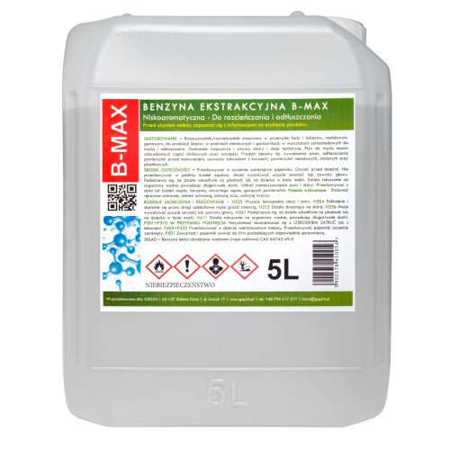 Ekstrakcijas benzīna bez smaržas B-MAX 5L