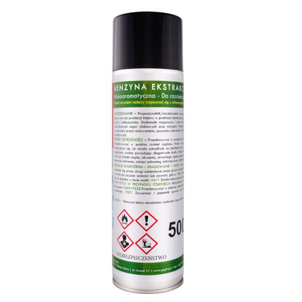 Ekstrakcijas benzīns B-MAX smidzināšanas 500 ml aerosolā