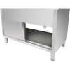 Nerūsējošā tērauda izlietne virtuvei, baseins, platums 120 cm