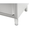 Nerūsējošā tērauda izlietne virtuvei, baseins, platums 120 cm