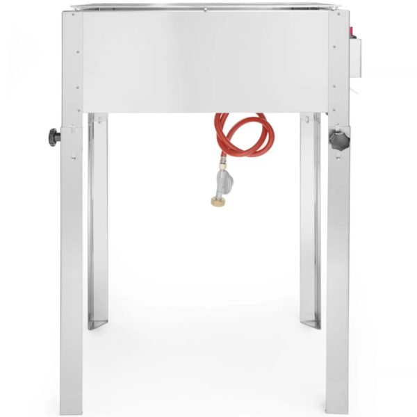 Gāzes grils ar pannas grila galveno mini 340x540x (h) 840 mm 5,8kw-hendi 154700