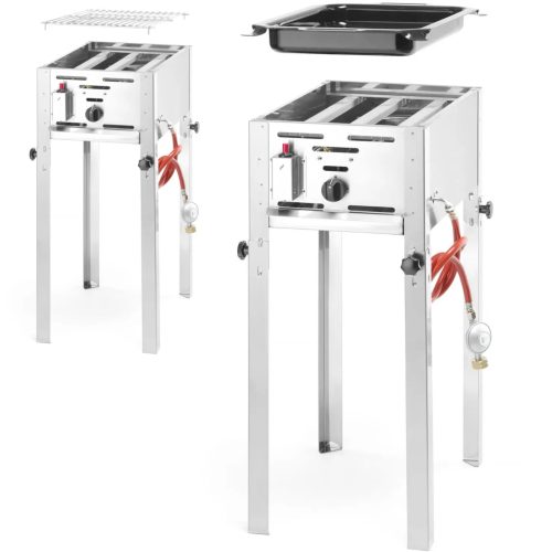 Gāzes grils ar pannas grila galveno mini 340x540x (h) 840 mm 5