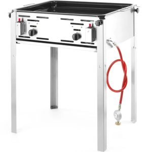 Gāzes grils ar pann grila meistaru Maxi 590x480mm 11