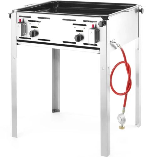 Gāzes grils ar pann grila meistaru Maxi 590x480mm 11