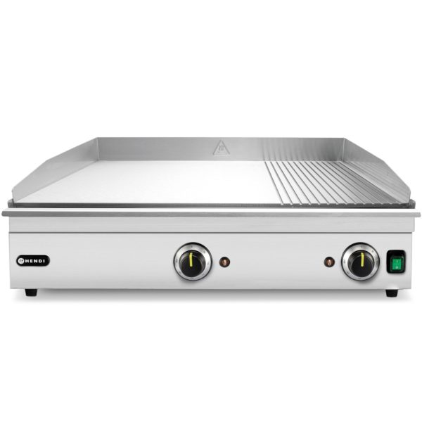 Elektriskā grila grila plāksne Gluda rievota 697 x 474 mm 3500 W