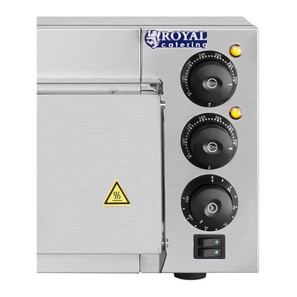 Picas krāsns 1x40cm viena kamera 2000W 230V Taimeris 120min Royal Catering