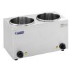 Elektriskais zupas sildītājs Bain-marie 300W 230V 2 x 3,8L