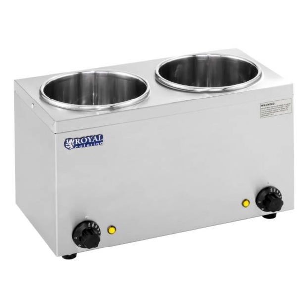 Elektriskais zupas sildītājs Bain-marie 300W 230V 2 x 3,8L