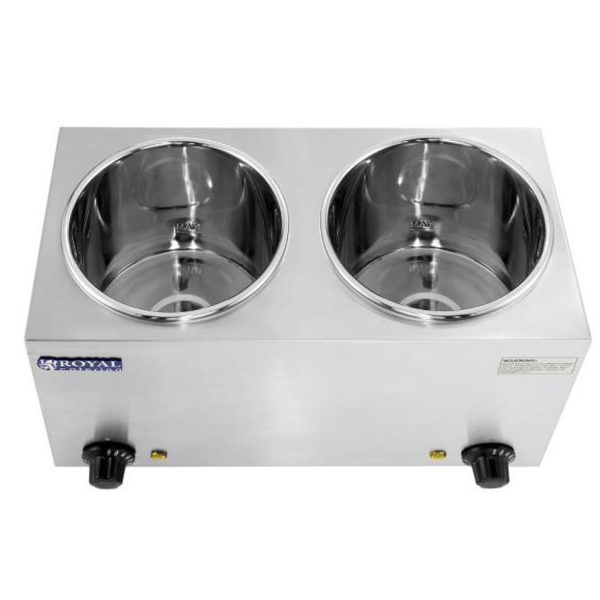Elektriskais zupas sildītājs Bain-marie 300W 230V 2 x 3,8L