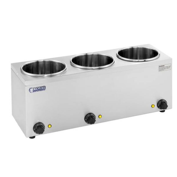 Elektriskais zupas sildītājs Bain-marie 450W 230V 3 x 3,8L