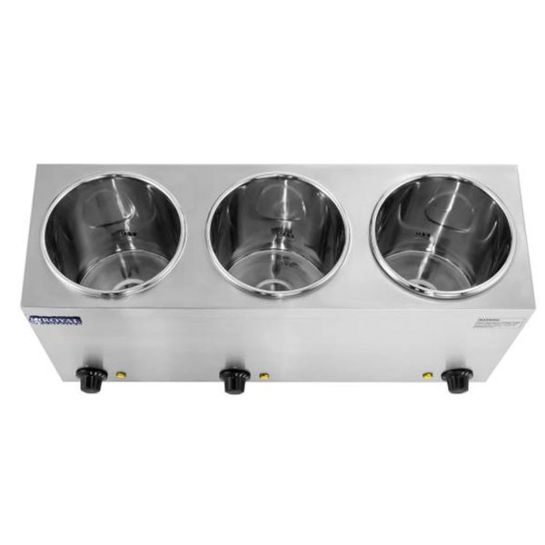 Elektriskais zupas sildītājs Bain-marie 450W 230V 3 x 3,8L