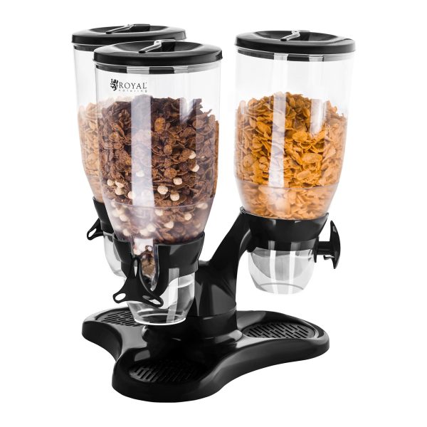 Rotācijas dozators beramkravu produktiem, musli, žāvētiem augļiem, kafijai, 3 x 3 l