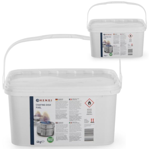 Etanola pastas ēdināšanas sildītājiem - 2 x 4 kg komplekts - Hendi 190029
