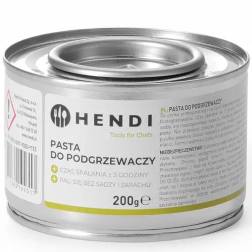 Paste ēdienu sildītājiem - etanola kanna 48 x 200g - Hendi 194546