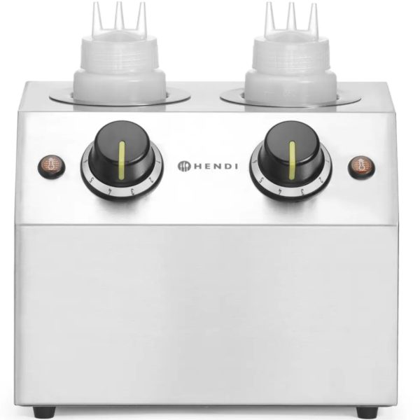 Elektriskais sildītājs pudeļu mērcēm dubultā zona 2x 650 ml 200 W
