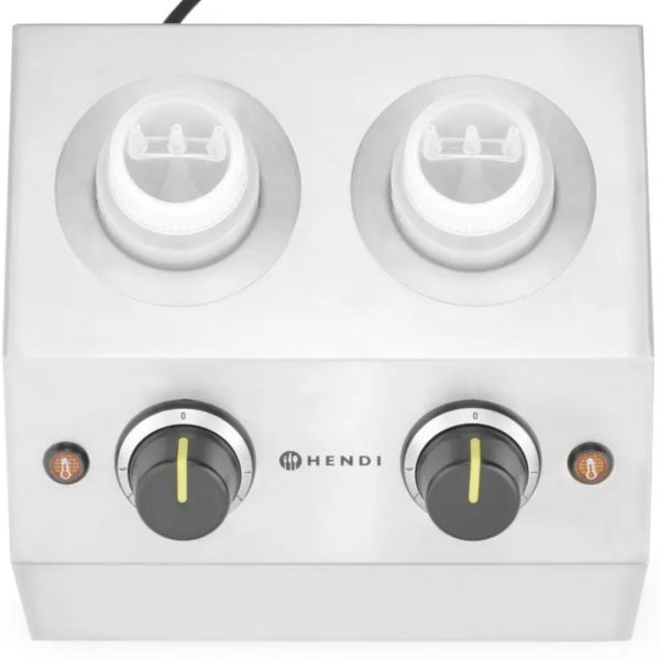 Elektriskais sildītājs pudeļu mērcēm dubultā zona 2x 650 ml 200 W