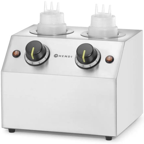 Elektriskais sildītājs pudeļu mērcēm dubultā zona 2x 650 ml 200 W