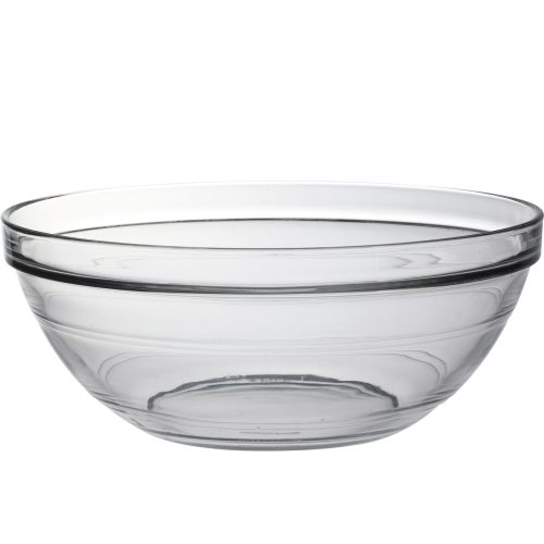 Bļoda ar caurspīdīgu salātu giogogne 2400 ml