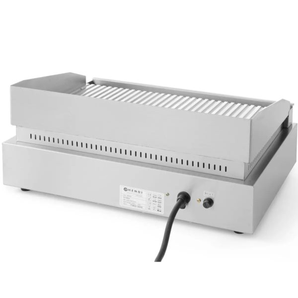 Profi Line grila sildīšanas plāksne, rievota, nepārtrauktai darbībai, 2400 W - Hendi 203170