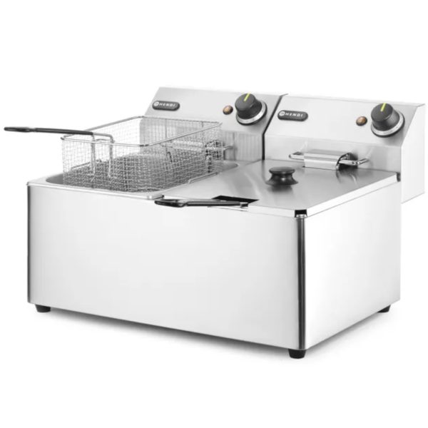 Divkārša virtuves līnija 7kW 230V 2 x 8l - Hendi 205839 Gastronomic Fryer