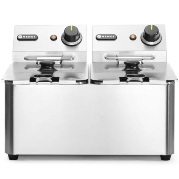 Hendi 205846 Kitchen Line 6kW 230V 2 x 4L fritieris