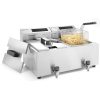 Fritēšanas ierīce ar digitālo paneli Mastercook ar krānu 2x8L 2x3500W