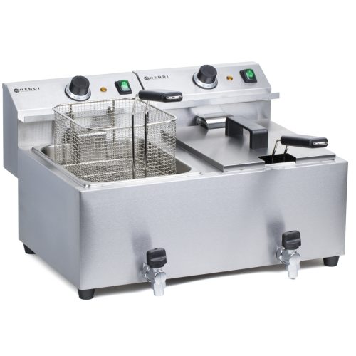 Fryer ar MasterPro 230V 7kW 2 x 8l - Hendi 209301 TAP