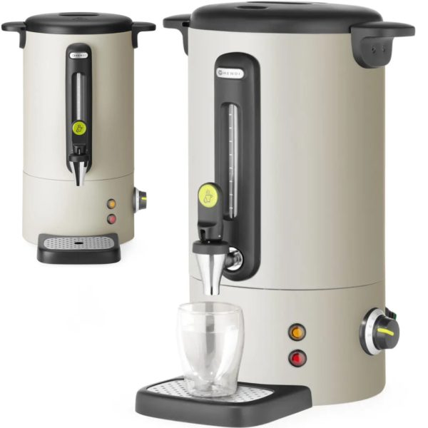 Wawnik par mulled vīnu ar krāna pilēšanu 9 L 950 W - gaiši pelēkā krāsā
