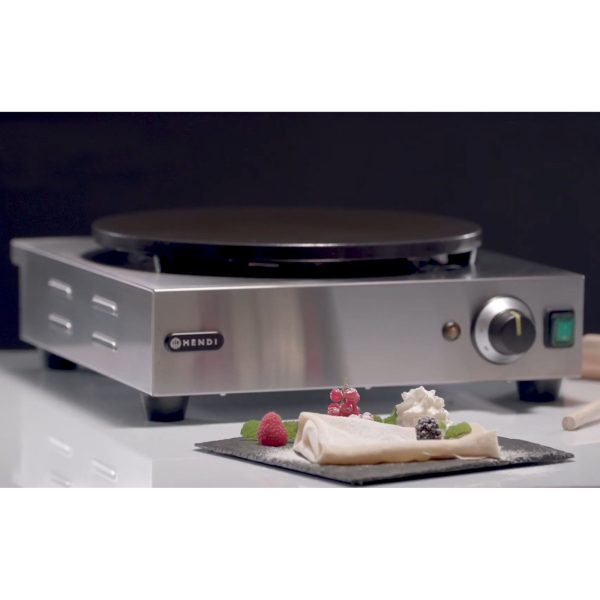 Apaļa elektriskā pankūka 40 cm 3000 W - Hendi 212028