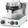 Rotācijas vafeles burbuļu vafeļu vafelei. 170 mm 1500 W