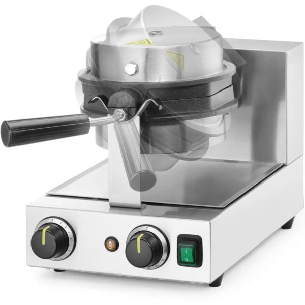 Rotācijas vafeles burbuļu vafeļu vafelei. 170 mm 1500 W