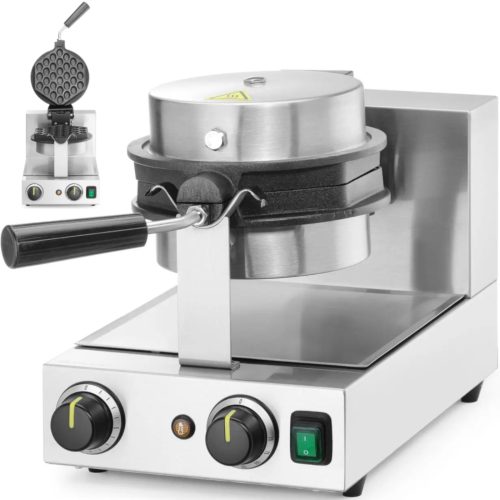 Rotācijas vafeles burbuļu vafeļu vafelei. 170 mm 1500 W