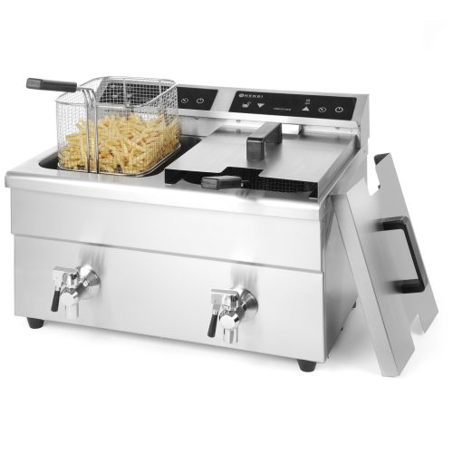 Divkārša indukcijas friters ar Krann līniju 2X 8 L HENDI 215029 TAP