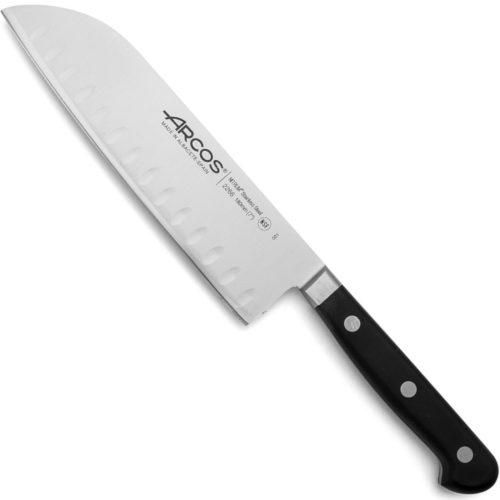 Santoku nazis ar bumbiņas griezumu no Óper garuma 180/303 mm