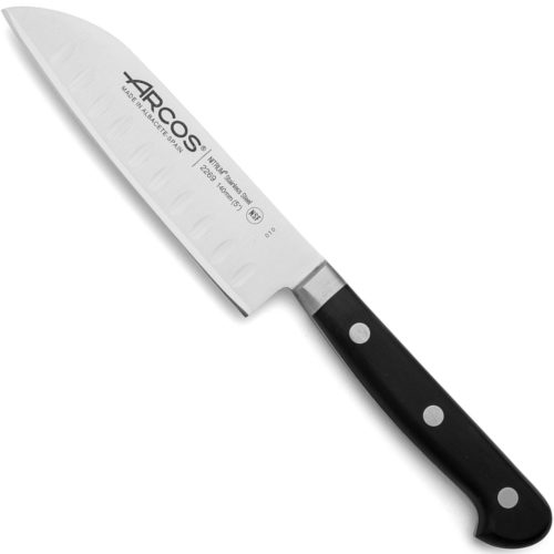 Santoku nazis ar bumbiņas griezumu no Óper garuma 140/262 mm