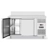 Profi līnijas saldēšanas tabula ar darba virsmas platumu 136cm -2/+8deg C - Hendi 232040