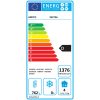 Virtuves līnijas nerūsējošā tērauda saldēšanas skapis 2 durvju GN2/1 420W 1300L