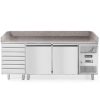 2 -DOOR PIZZA saldēšanas galds ar 7 atvilktņu granīta countertop platumu 202cm - Hendi 232842
