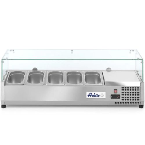 Mainiet ar stiklotu ar ar 5 x GN 1/4 - Hendi 232903 vietni
