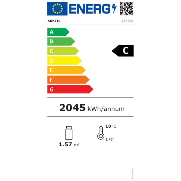 Konfekcijas saldēšanas vieta uz riteņiem 5 plaukti 280L LED - melns