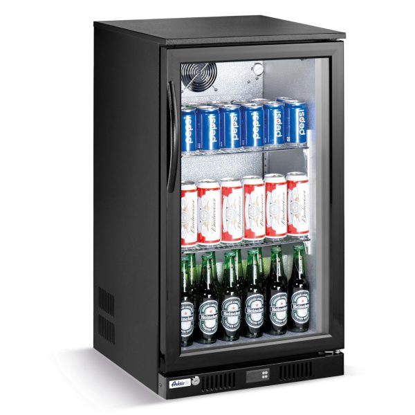 Bāra ledusskapis 1 durvju dzērienu platumam 50 cm 118L